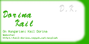 dorina kail business card